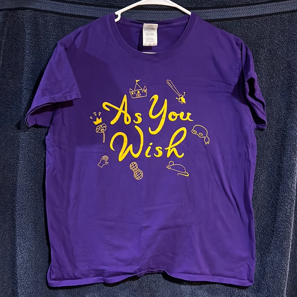 Ladies purple as you wish T-shirt